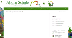 Desktop Screenshot of ahorn-schule.de