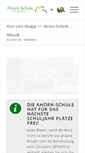 Mobile Screenshot of ahorn-schule.de