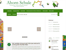 Tablet Screenshot of ahorn-schule.de